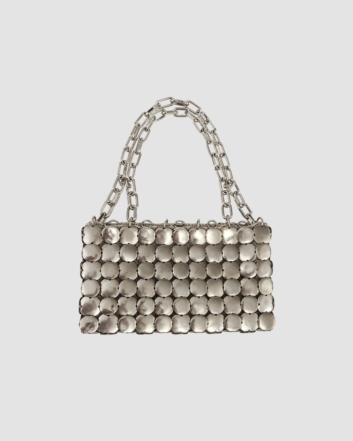 sac rabanne vintage   argent 2