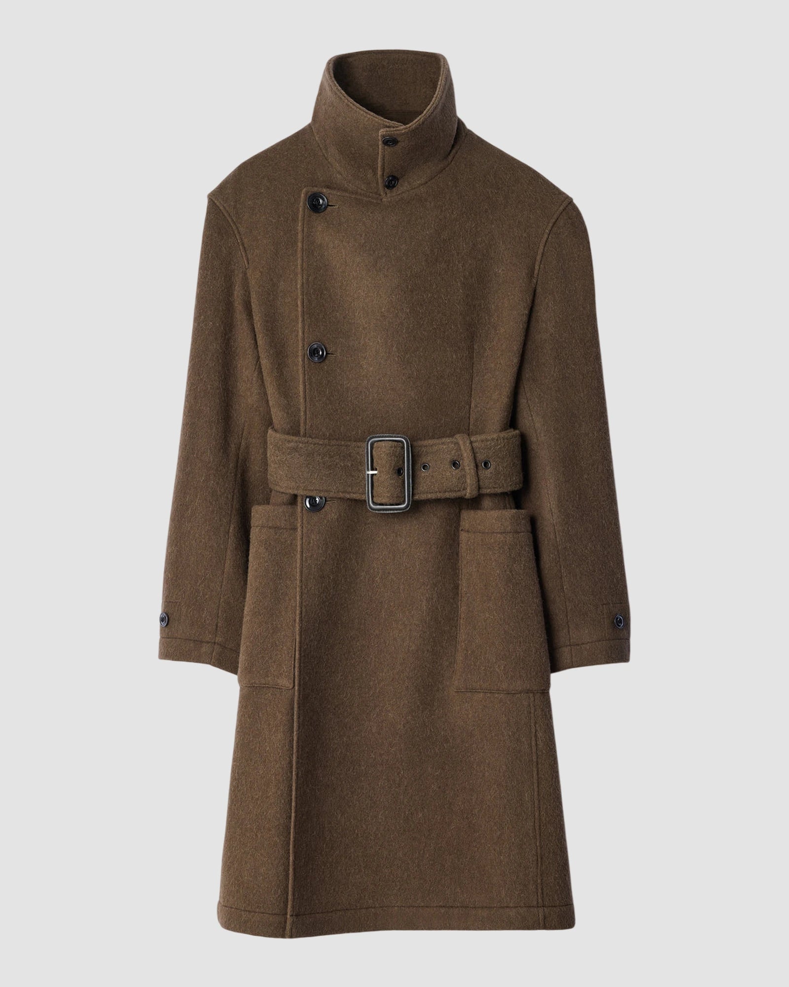 shaped wrap coat   lemaire   mud 3