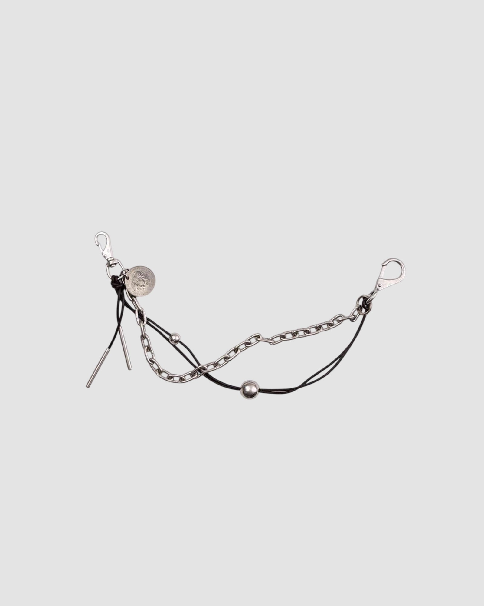 souvenir wallet chain   six 95   banister brown steel 2