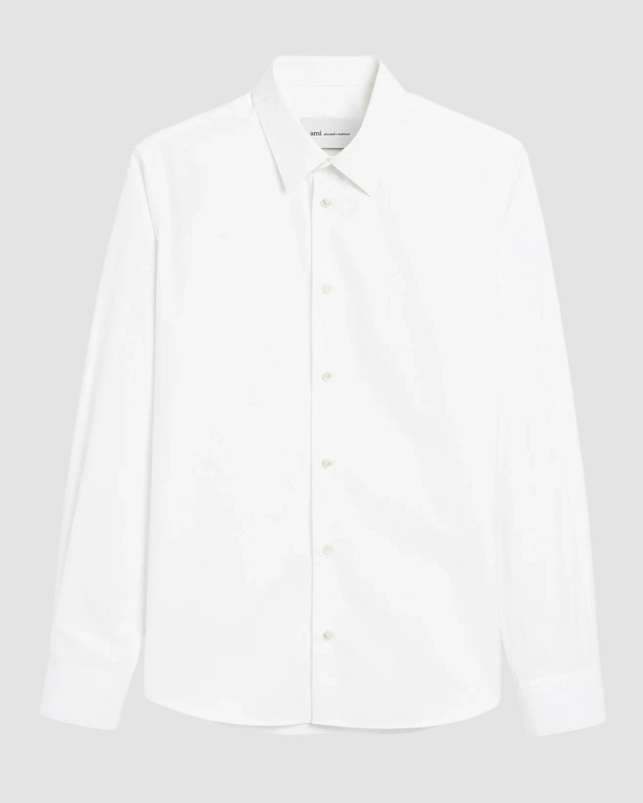 tailor shirt with tonal embroidered ami de coeur   white 1
