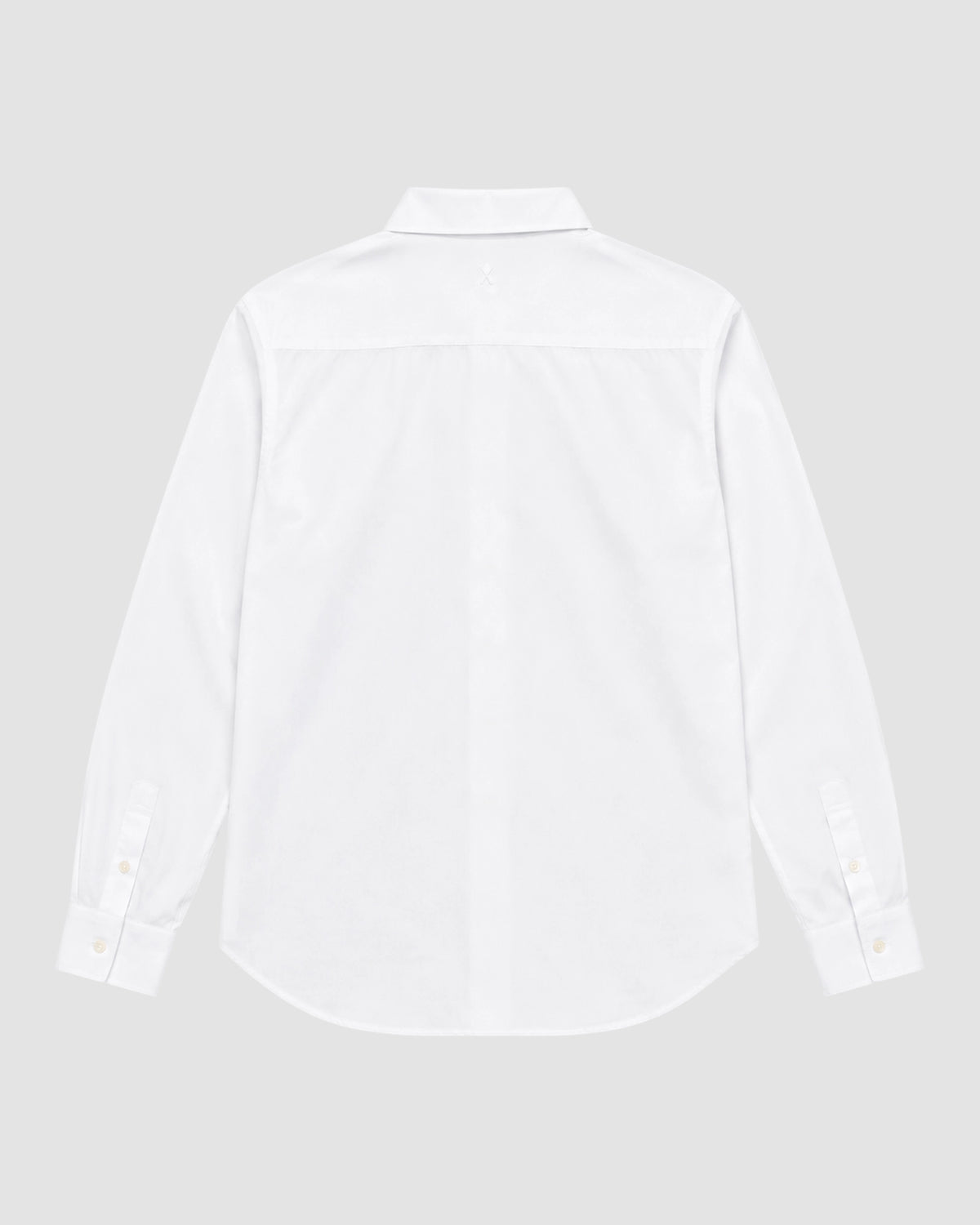 tailor shirt with tonal embroidered ami de coeur   white 2