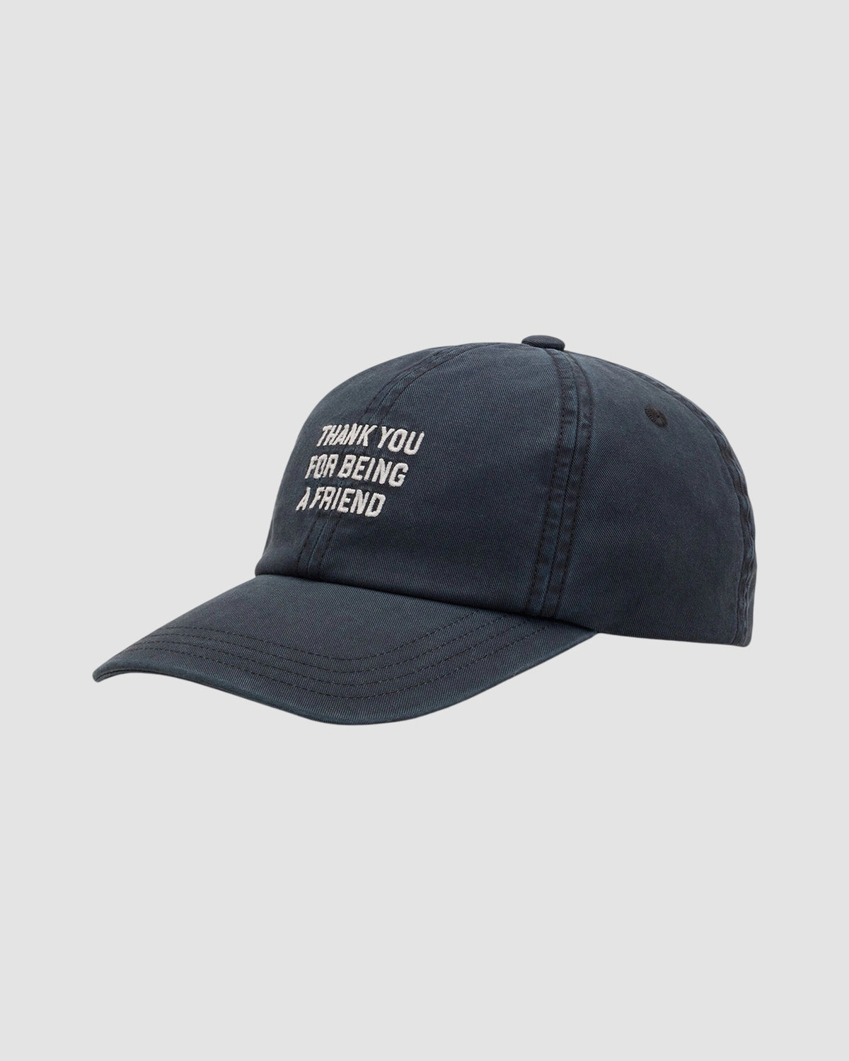 thanks for being a friend embroidery cap   ami   black washed 2