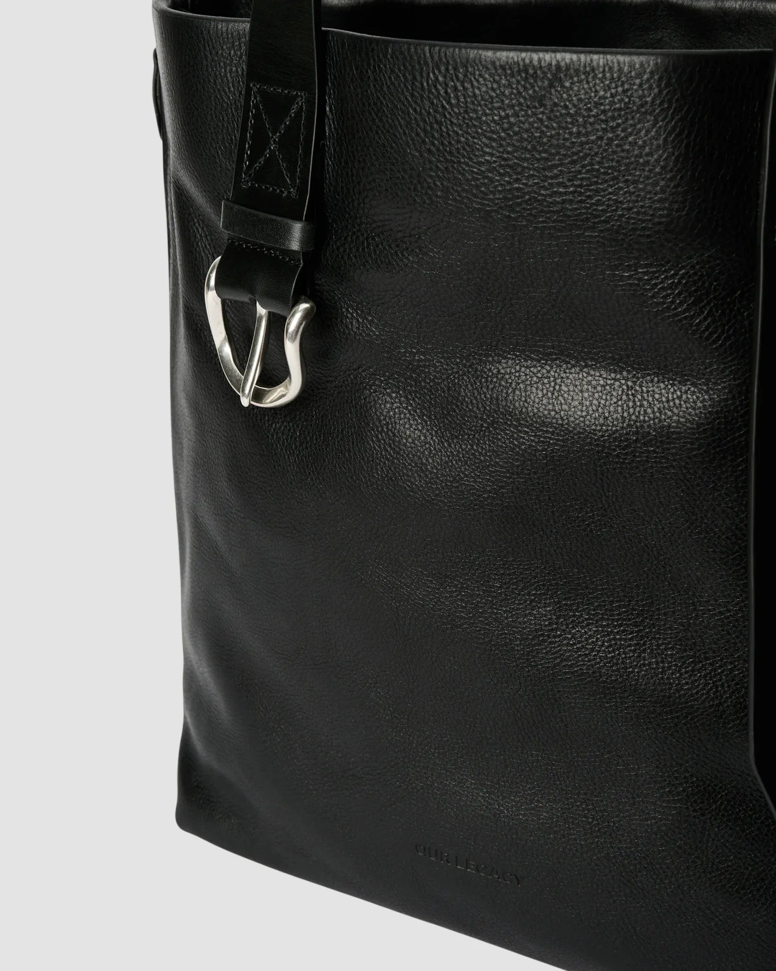 throttle tote   our legacy   tire black forever cowhide 3