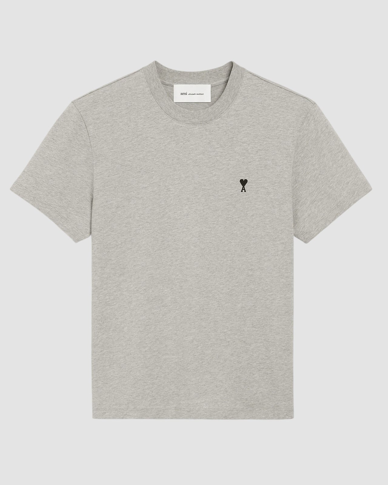 tshirt with contrasted ami de coeur   heather ash grey 1