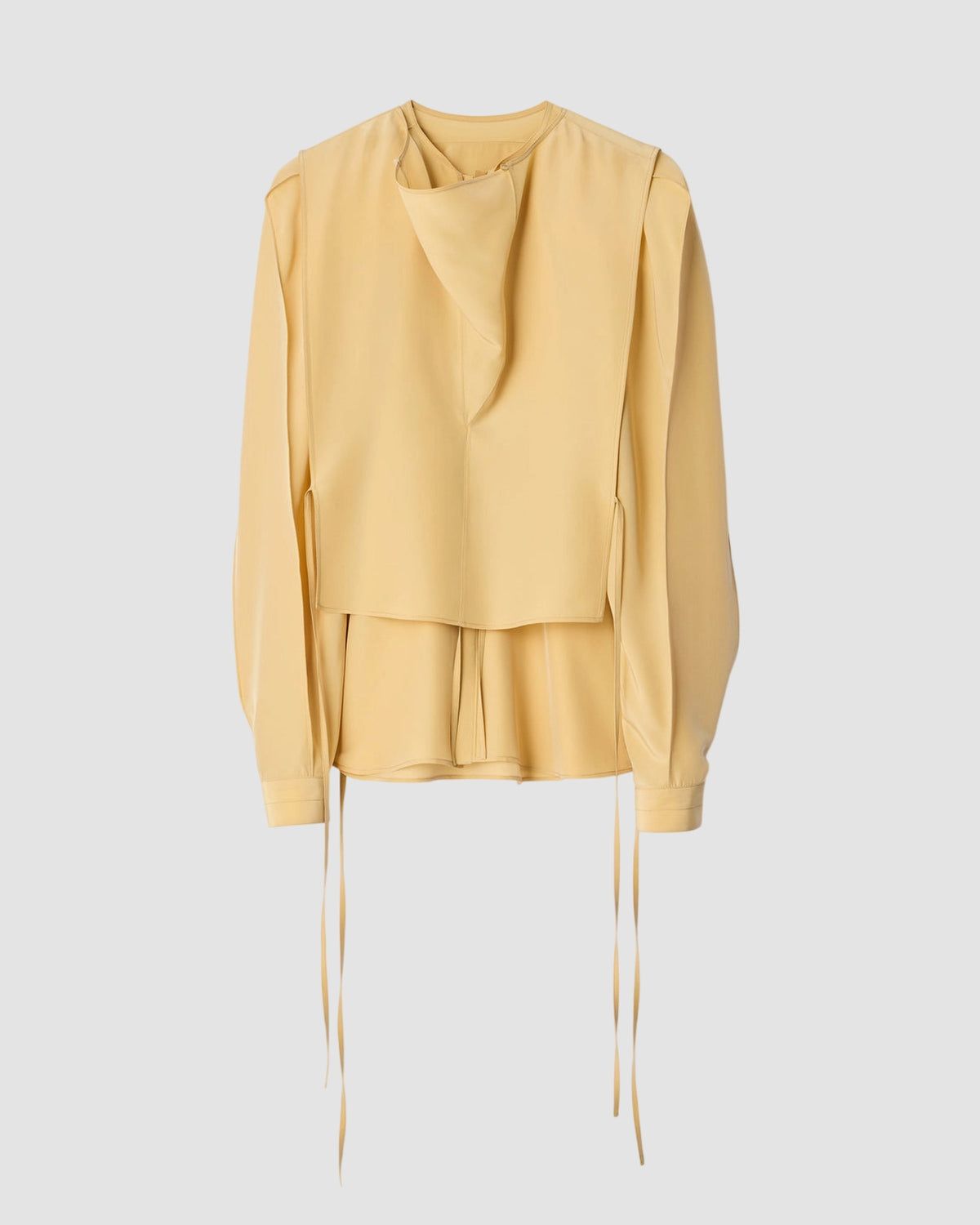 two layers blouse   lemaire   custard 1