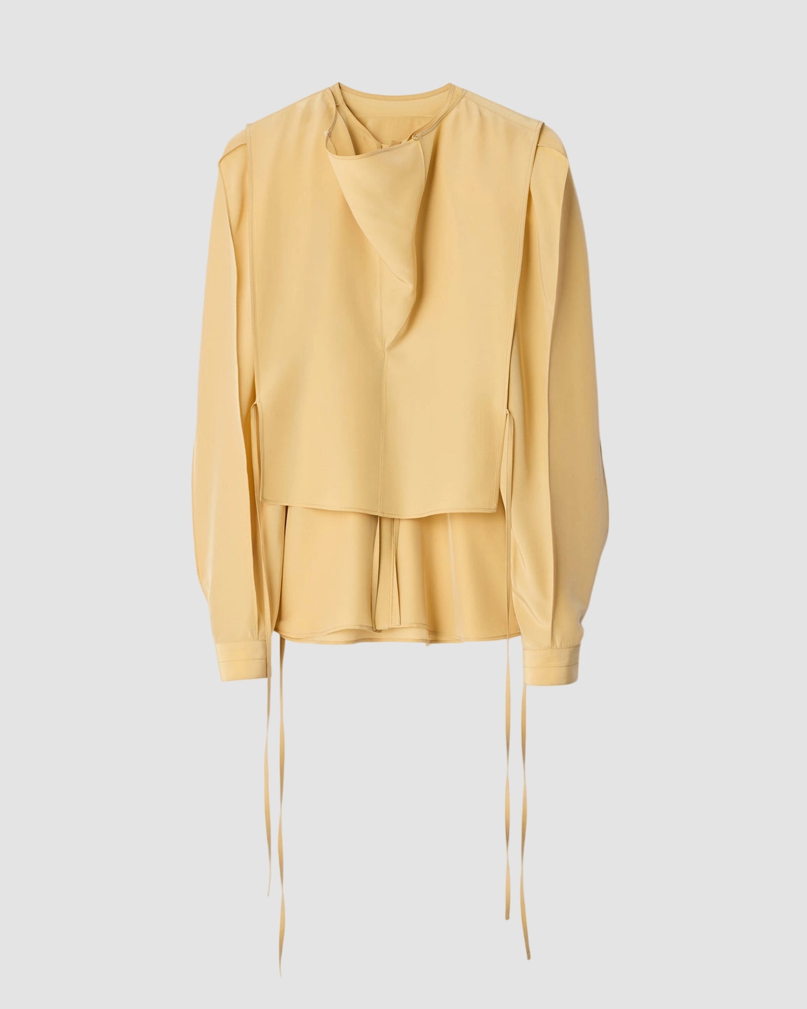 two layers blouse   lemaire   custard 1