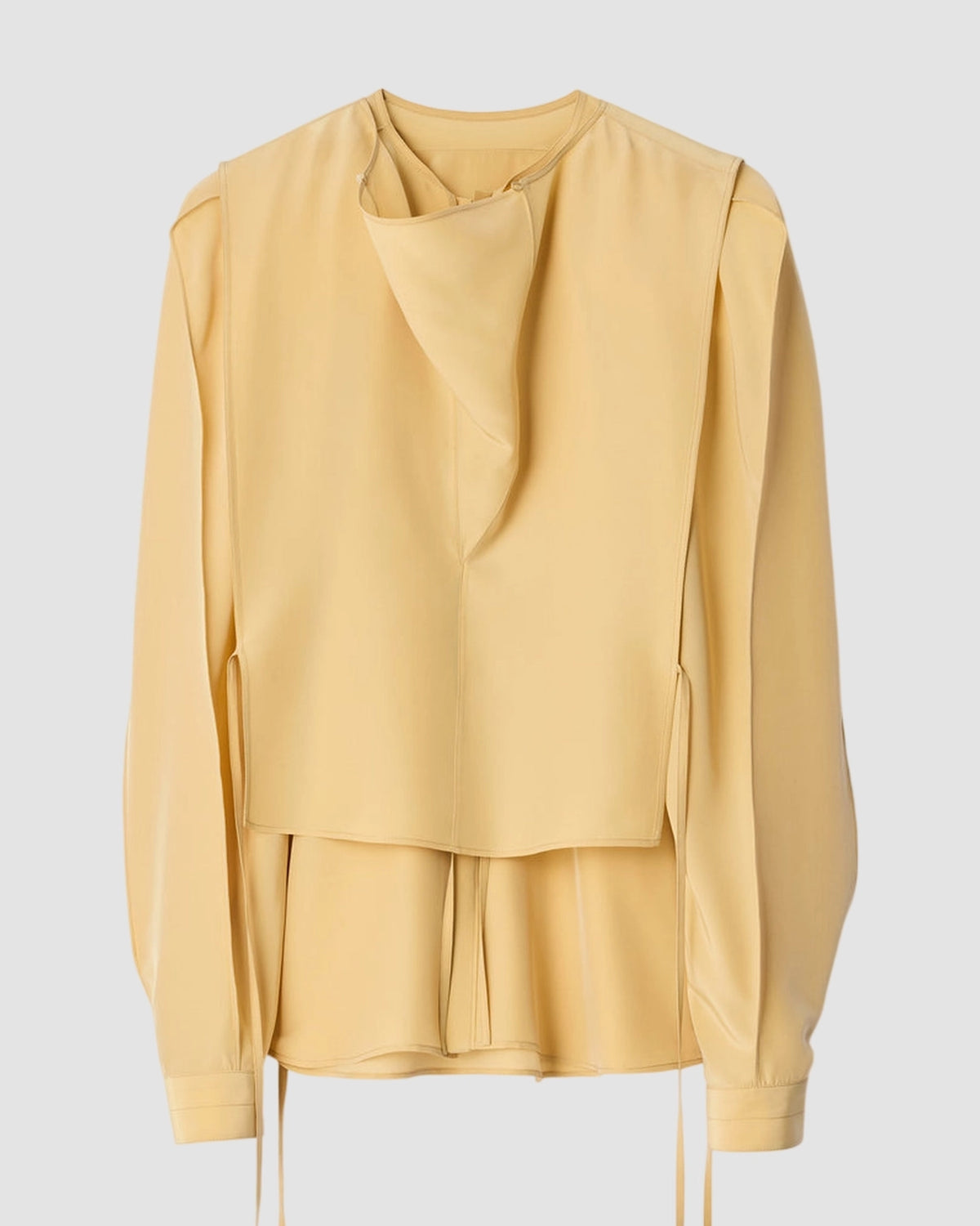 two layers blouse   lemaire   custard 1