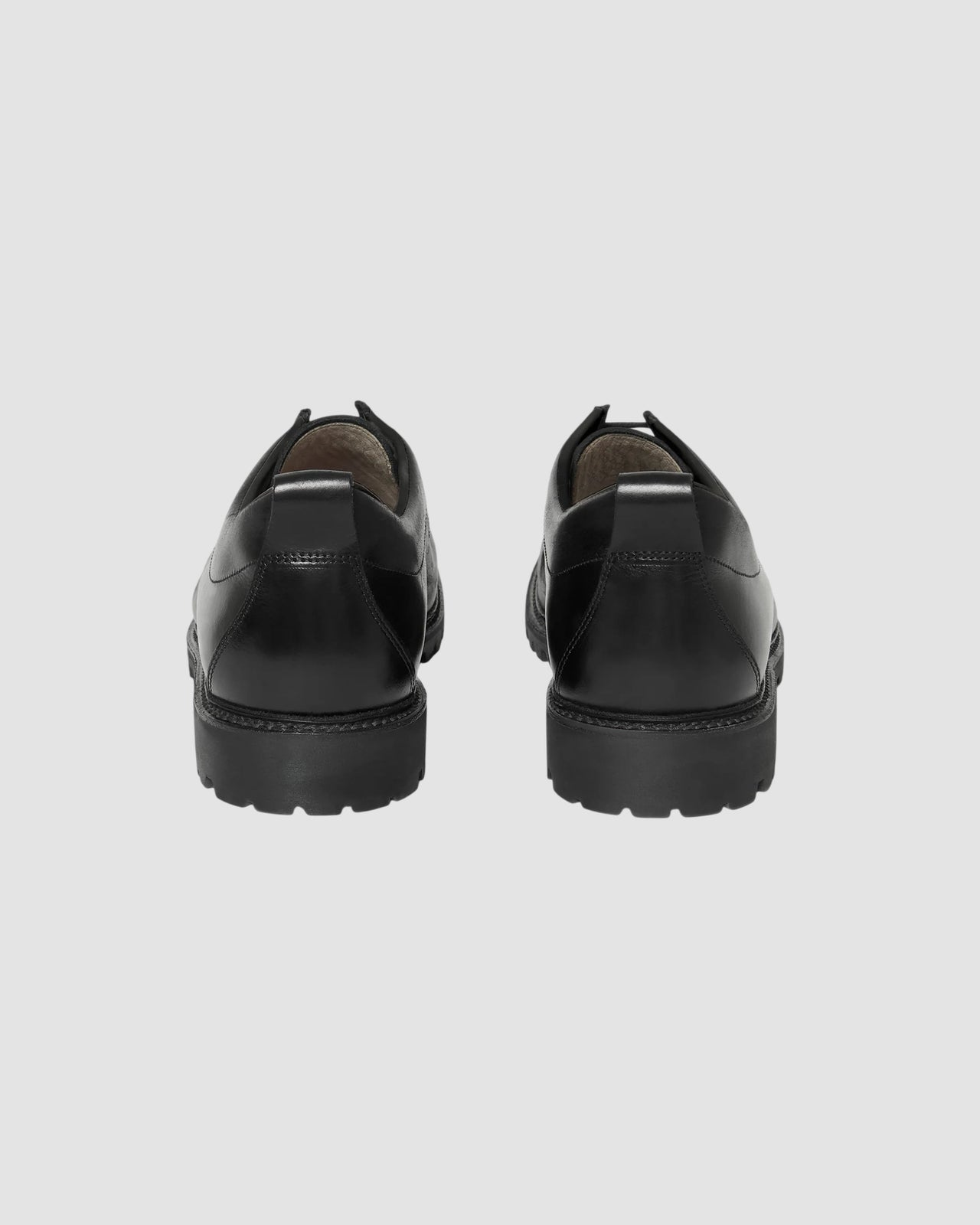 tyrolean vintage black leather   derby piping   rier   black 3