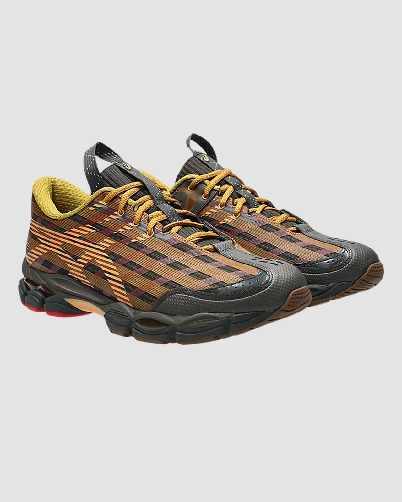 us8 s gel sj33   asics   black coffee orange lily 3