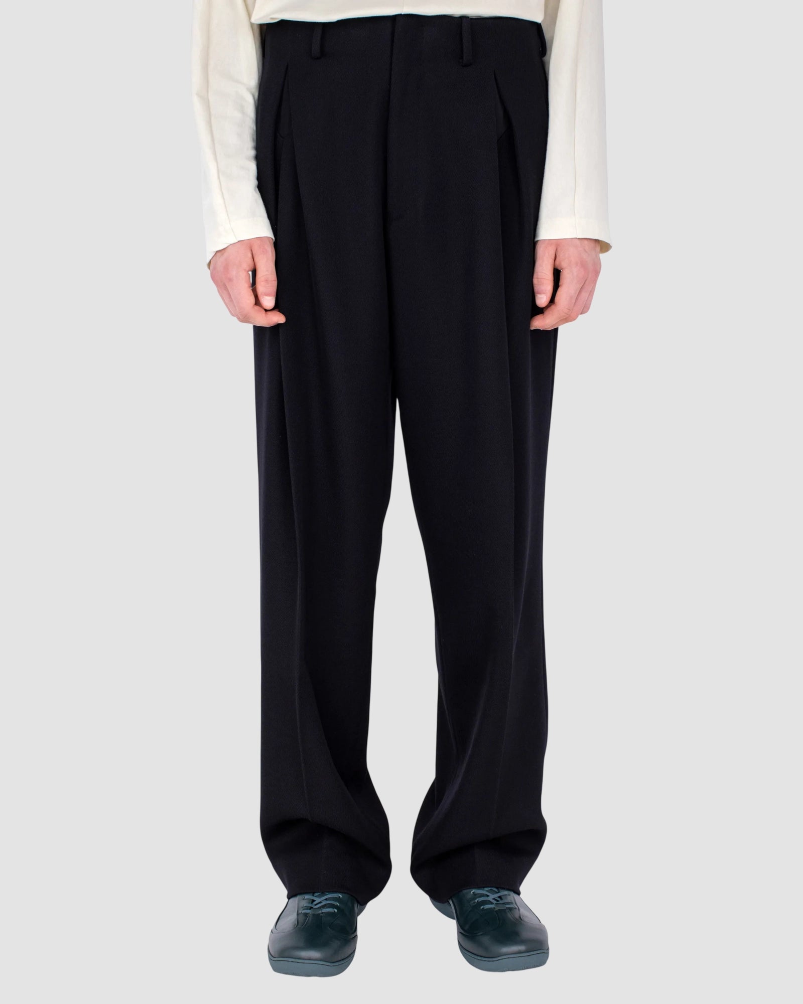 votive trousers   kiko kostadinov   jet black 1