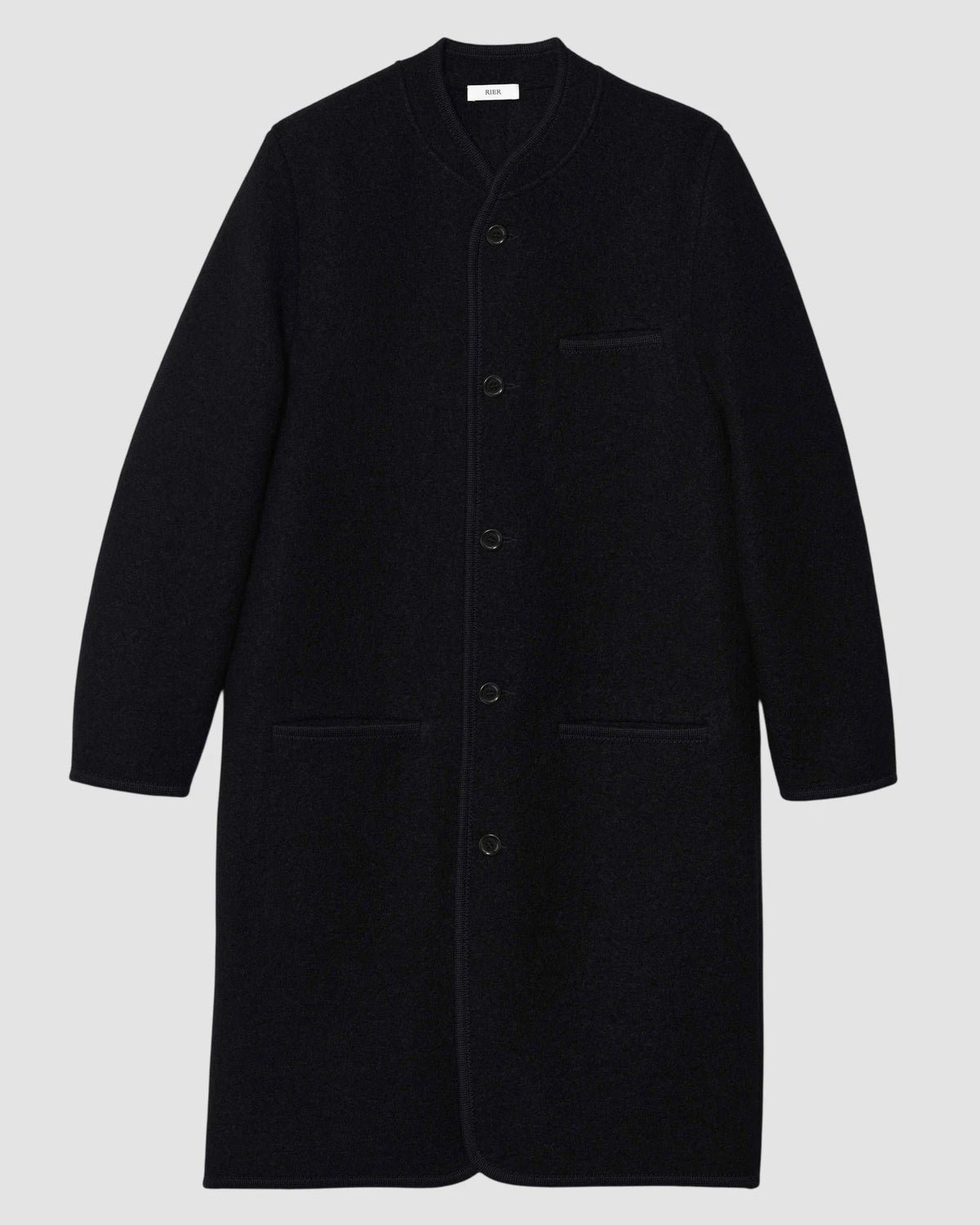 walker coat classic   rier   black felted 1