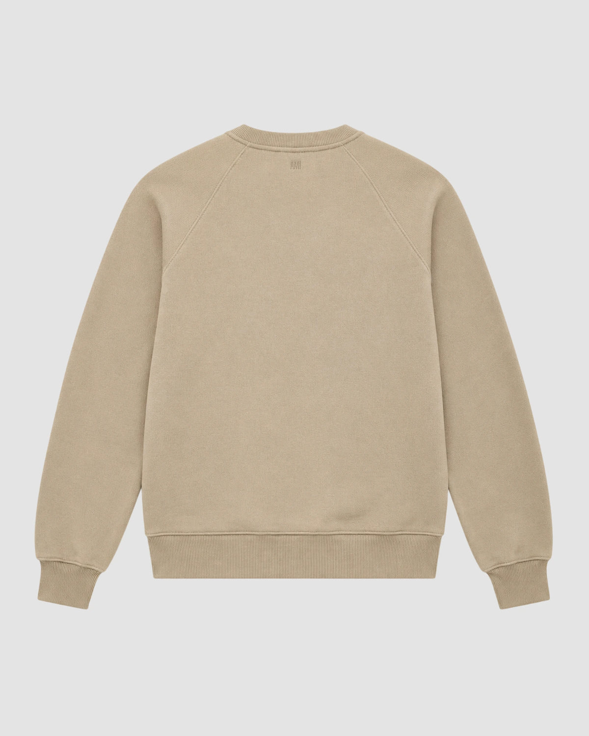 weatshirt with tonal embossed ami de coeur   mastic beige 2