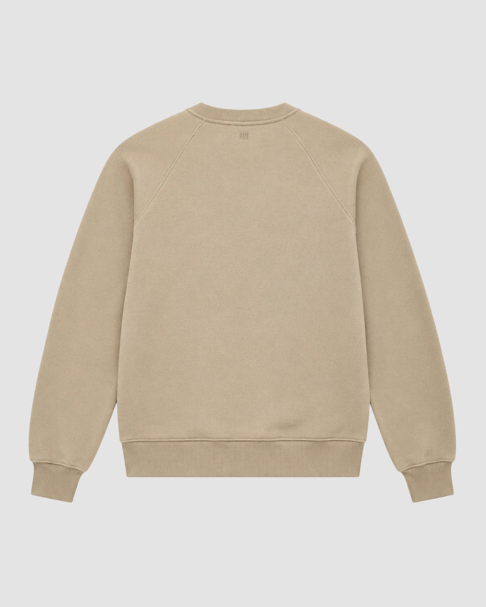 weatshirt with tonal embossed ami de coeur   mastic beige 2
